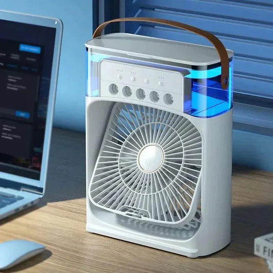 Air Cooling Fan With Mist Spray
