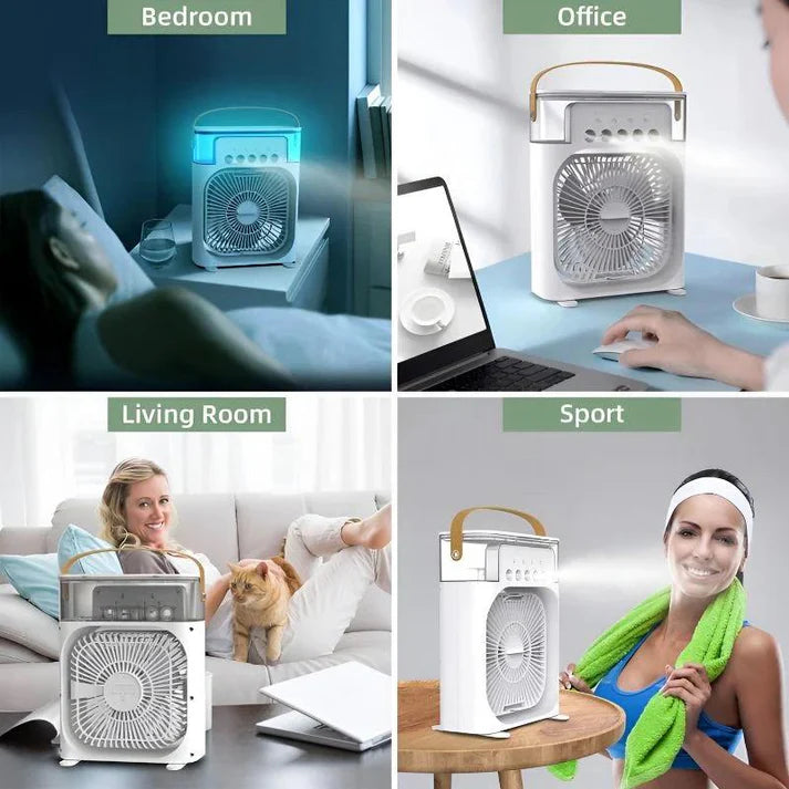 Air Cooling Fan With Mist Spray